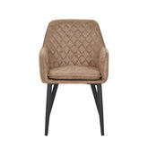 Jay Eetkamerstoel - Beige Microfiber